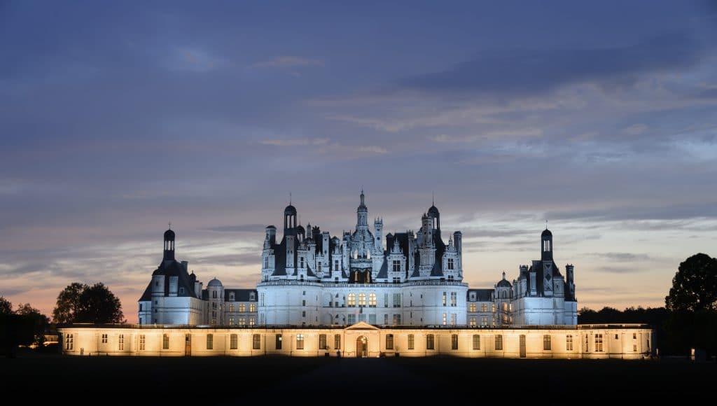 Mise en lumière du château Château de Chambord