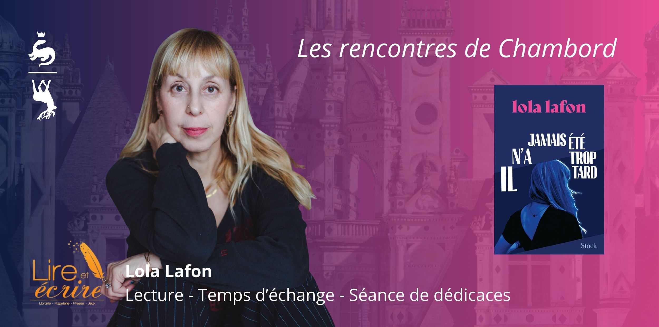 Lecture de Lola Lafon à Chambord 